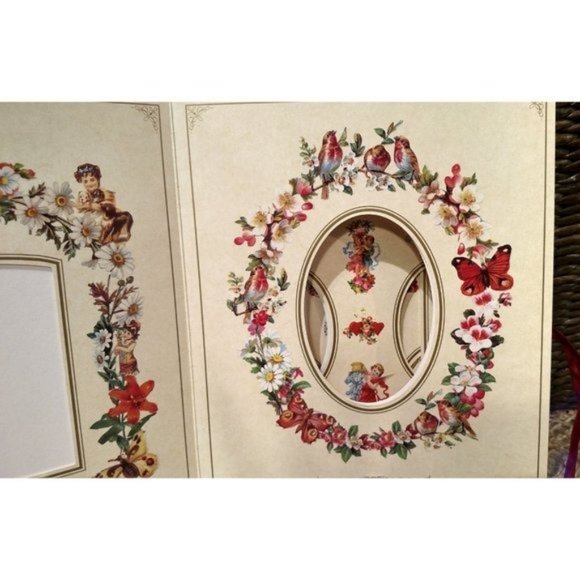 Vintage Victorian Photo Album w/ Ribbon Tie, Hardcover, EUC - Picture 5 of 10